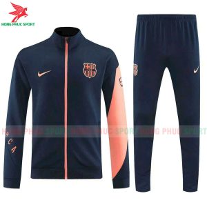 Bộ Quần Áo Khoác Câu Lạc Bộ Barcelona 2025 2026 – Vải Nỉ